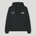 CAUTION: May Make Unforced Errors | Unisex Organic Cotton Oversize Hoodie with Chalk White Print