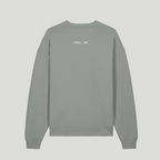 CAUTION: May Make Unforced Errors | Unisex Organic Cotton Oversize Sweatshirt with Chalk White Print