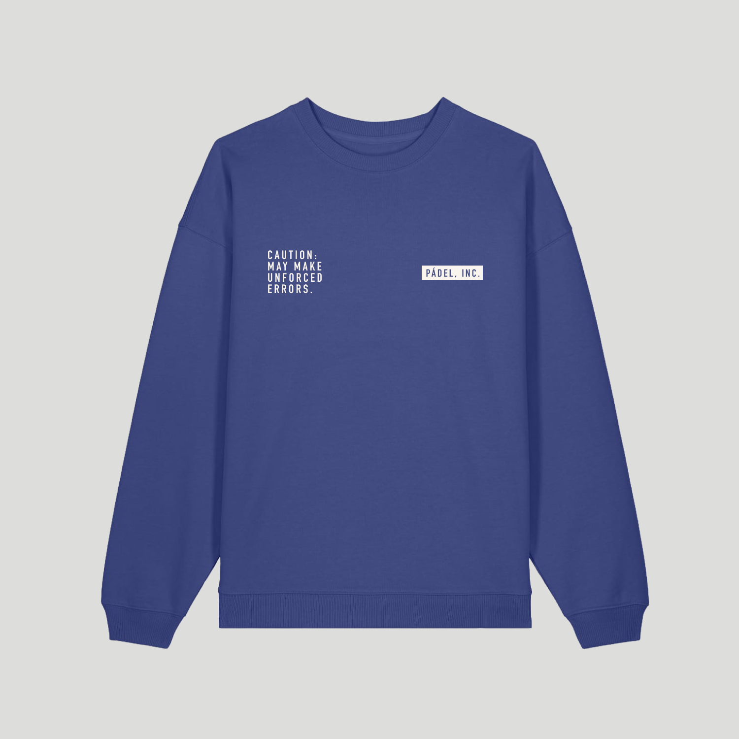 CAUTION Organic Cotton Sweatshirt | Oversize-fit
