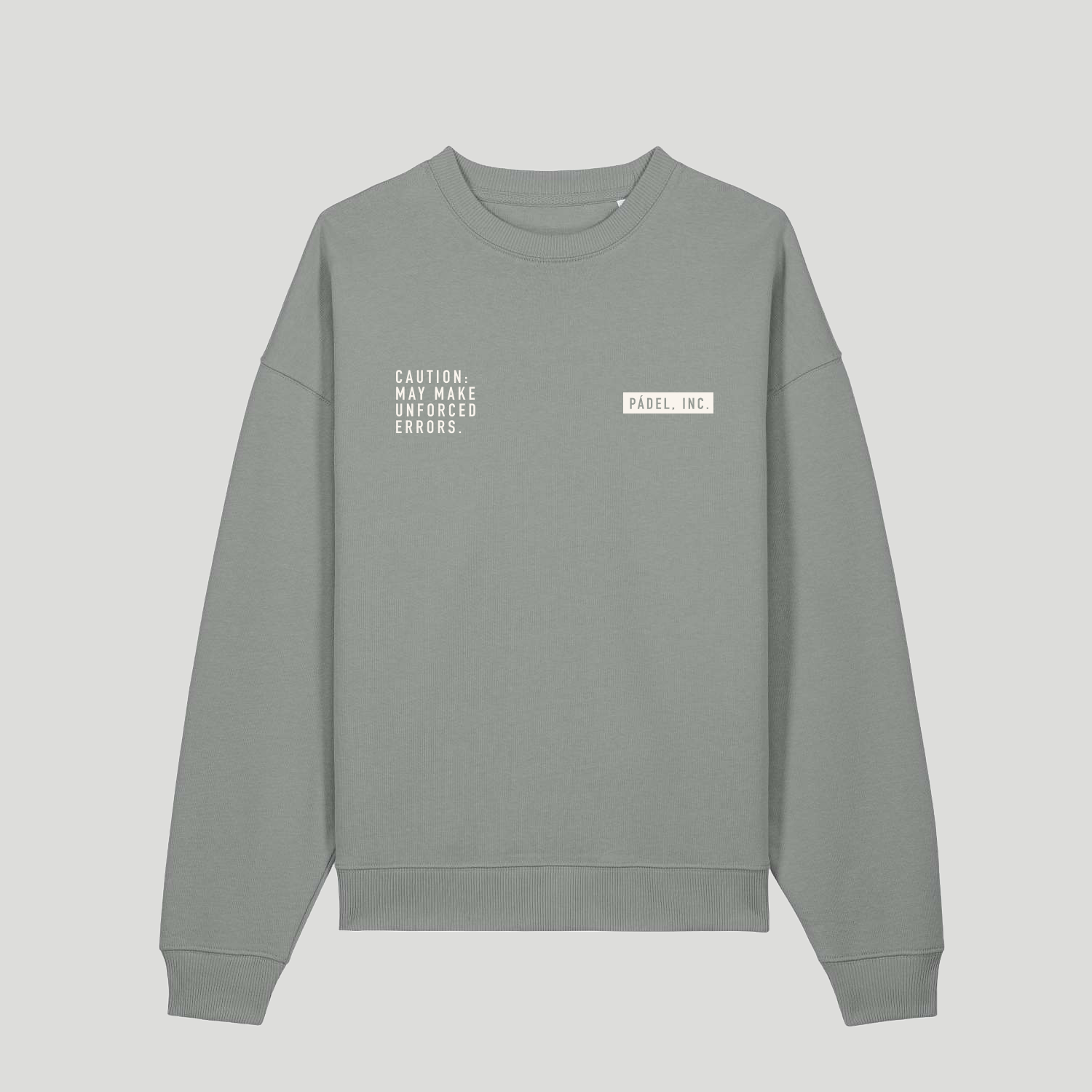 CAUTION Organic Cotton Sweatshirt | Oversize-fit