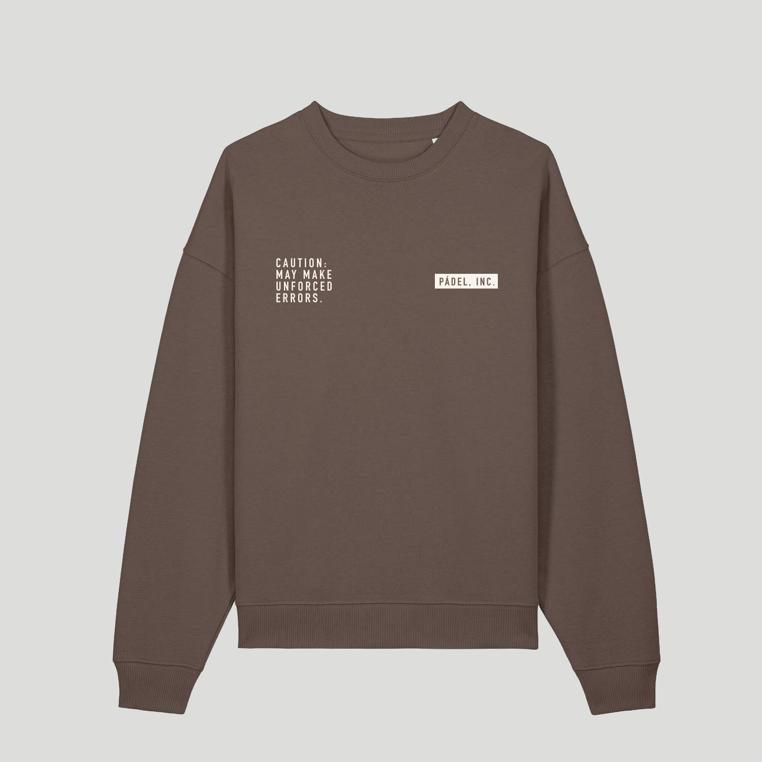 CAUTION Organic Cotton Sweatshirt | Oversize-fit