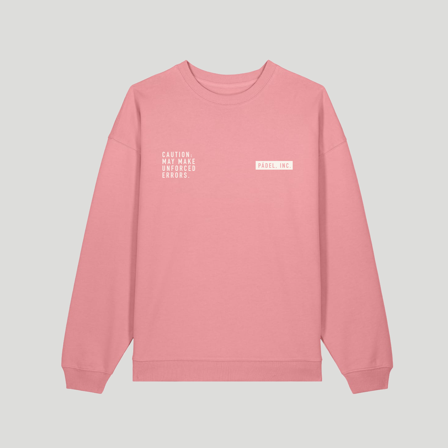 CAUTION Organic Cotton Sweatshirt | Oversize-fit