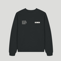 CAUTION: May Make Unforced Errors | Unisex Organic Cotton Oversize Sweatshirt with Chalk White Print