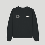 CAUTION: May Make Unforced Errors | Unisex Organic Cotton Oversize Sweatshirt with Chalk White Print