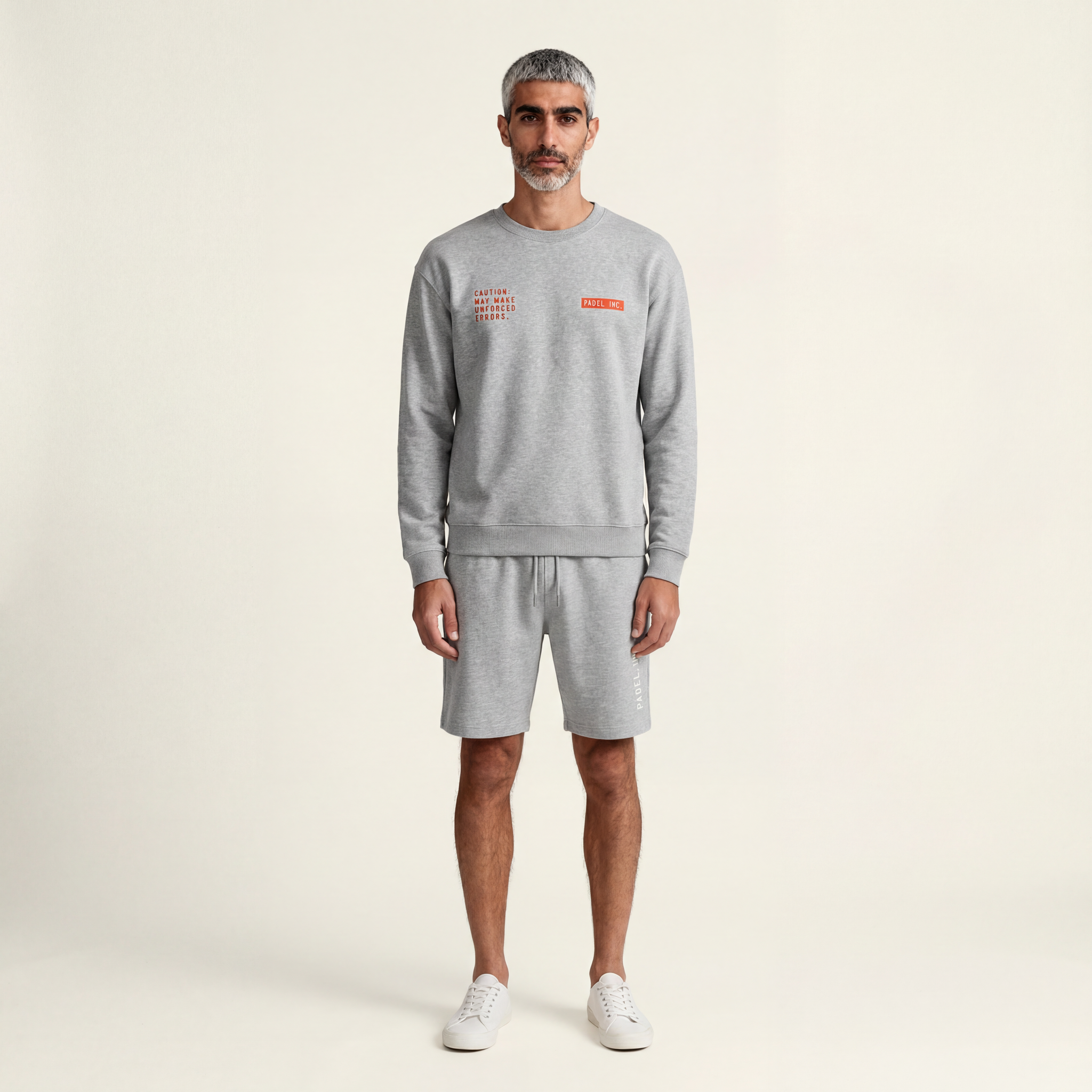 Logo ESSENTIALS French Terry Shorts - Chalk logo