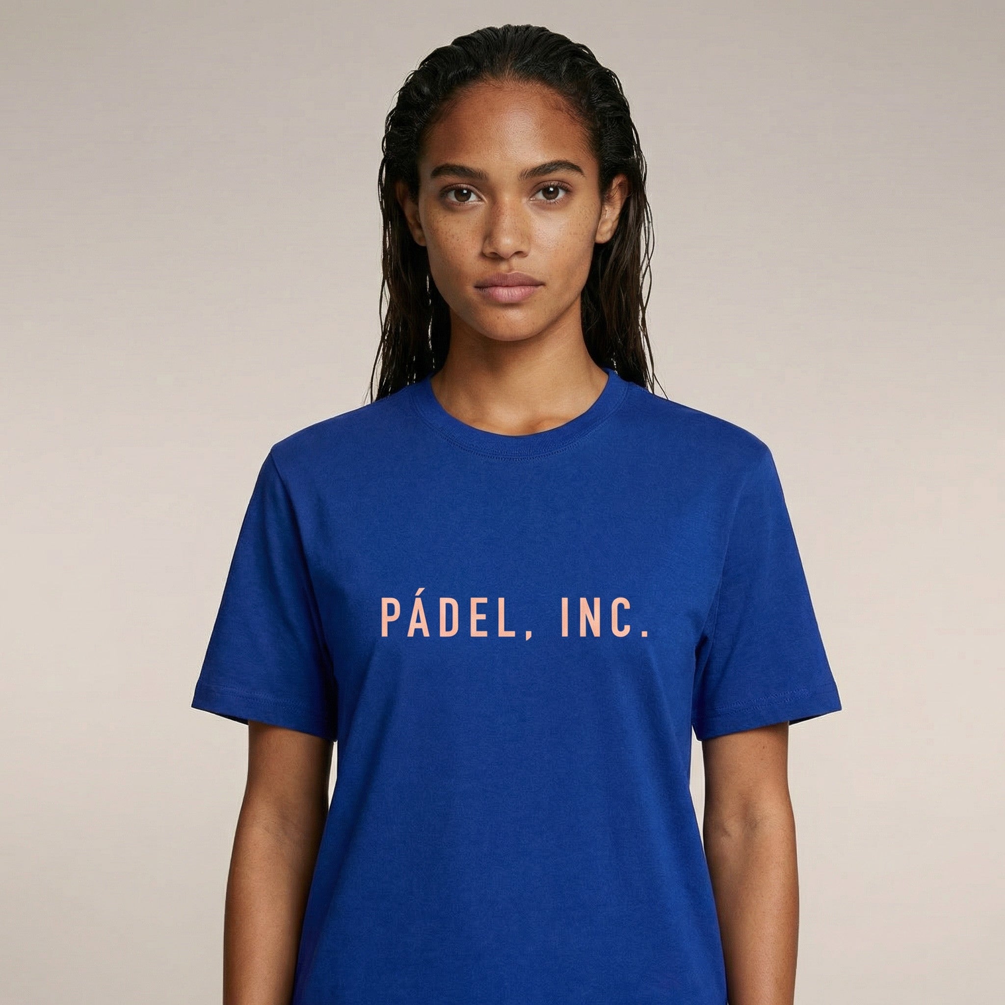 Unisex LOGO Relaxed-fit, organic cotton t-shirt - Peach print