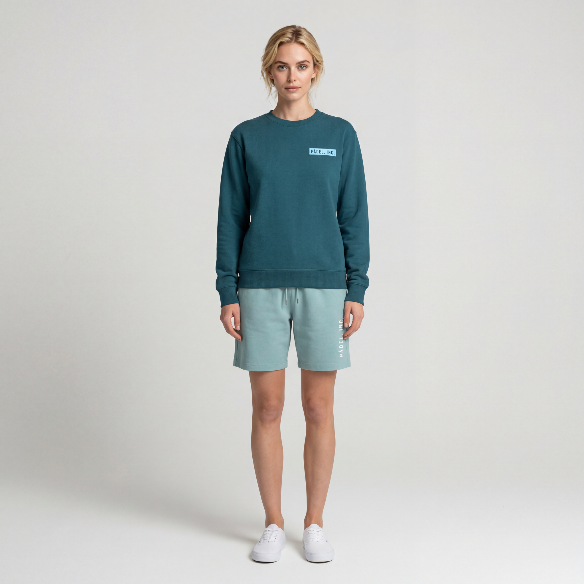 Logo ESSENTIALS French Terry Shorts - Chalk logo