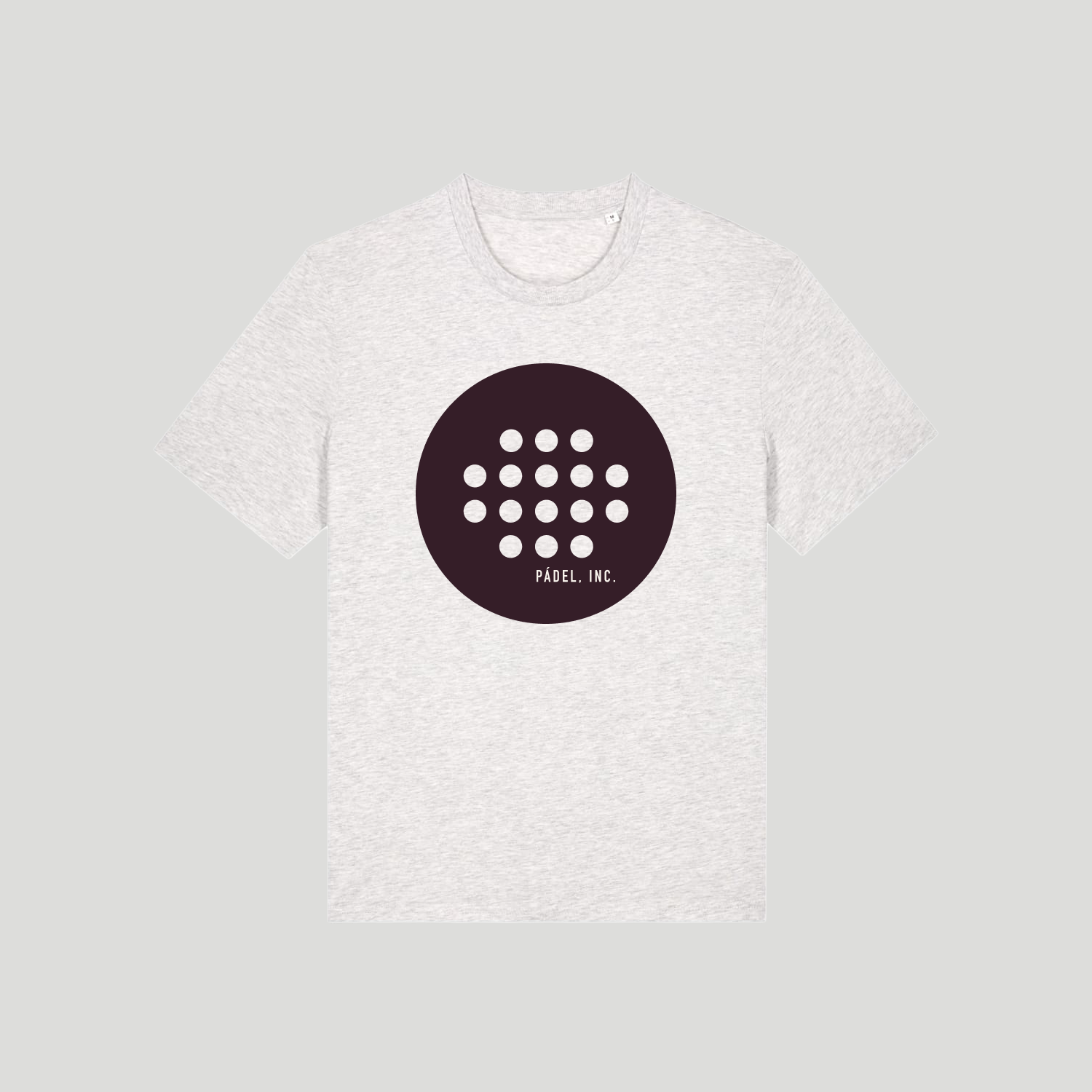 Unisex ROUNDEL Medium-fit, organic cotton t-shirt - Plum print