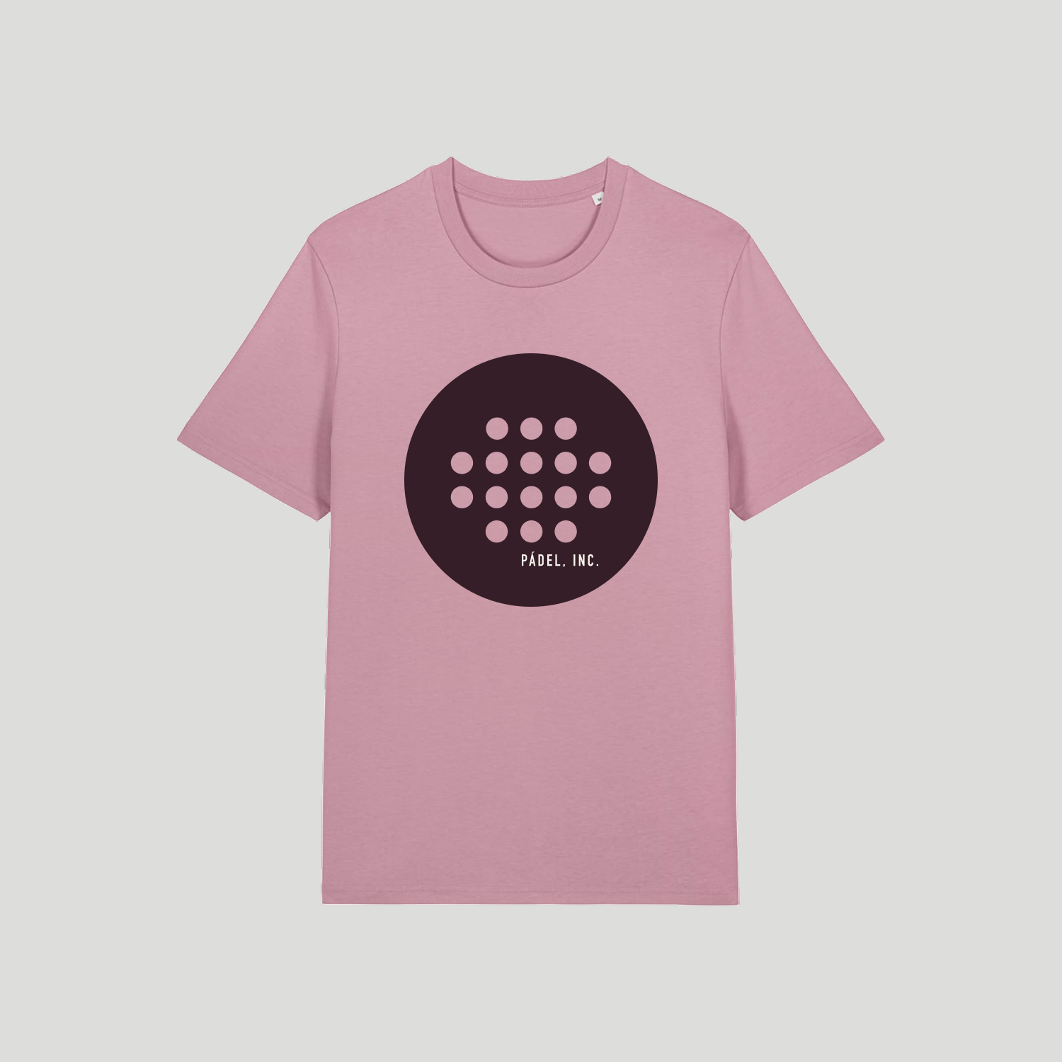 Unisex ROUNDEL Medium-fit, organic cotton t-shirt - Plum print
