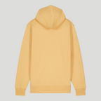 Unisex LOGO Medium-fit, organic cotton zip-thru hoodie - Chalk print
