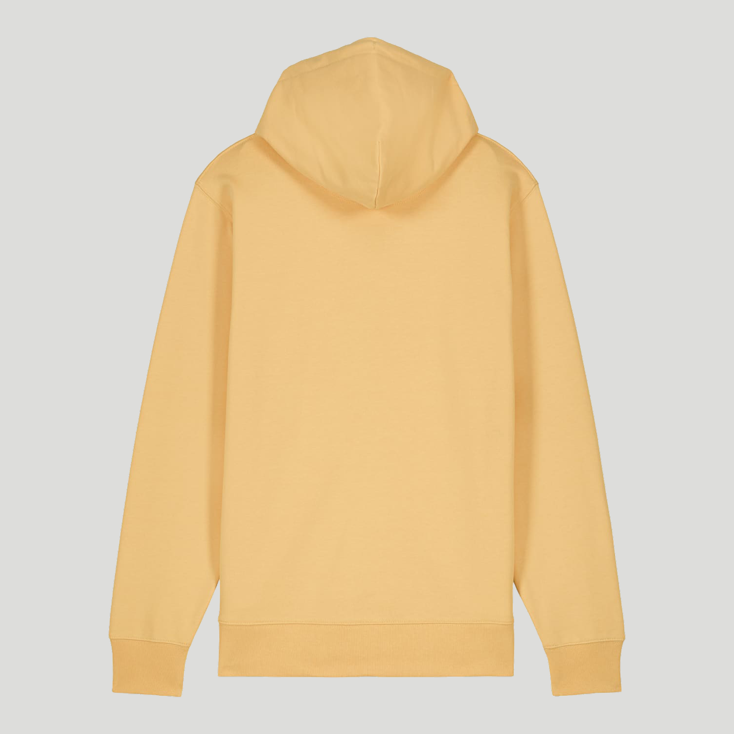 Unisex LOGO Medium-fit, organic cotton zip-thru hoodie - Chalk print