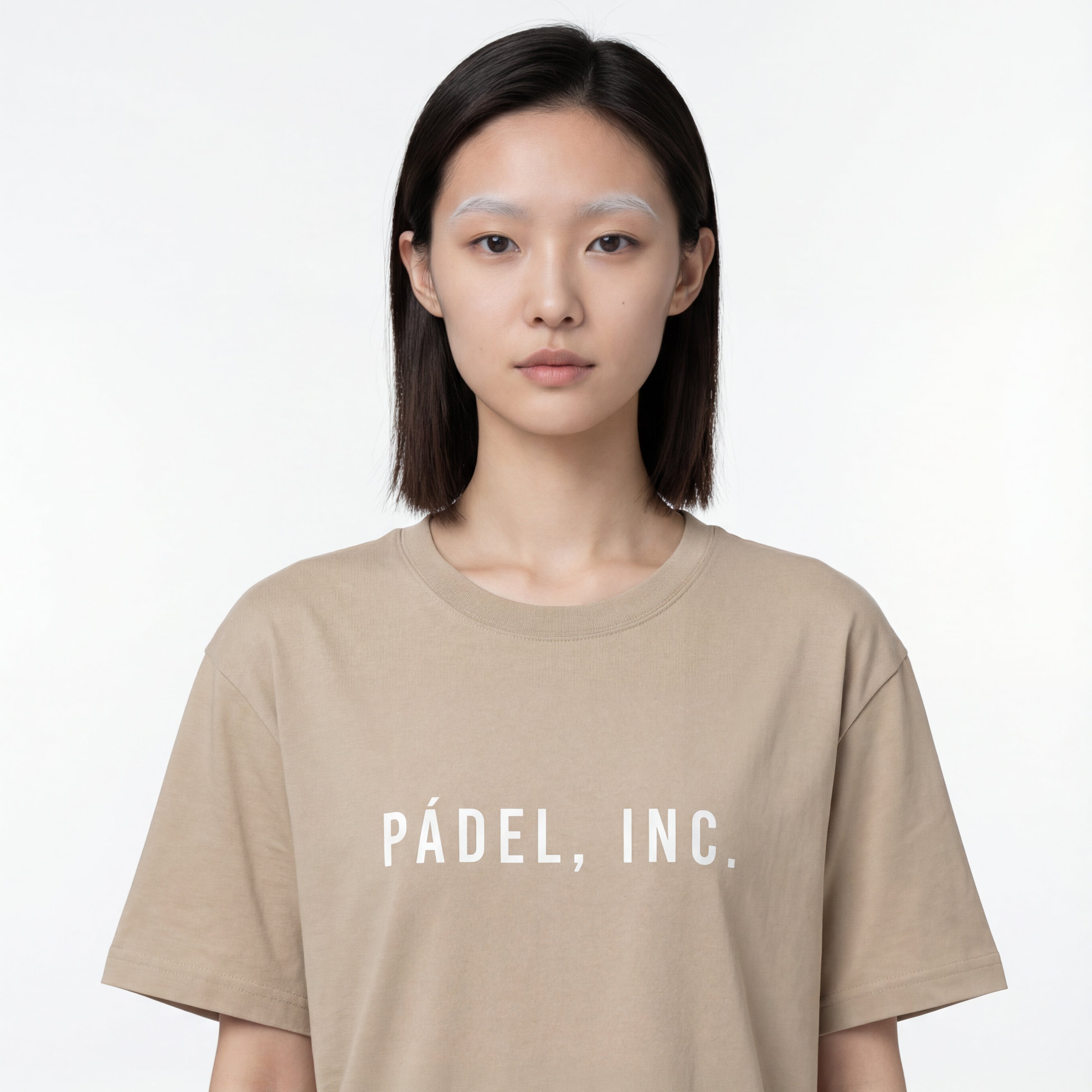Unisex LOGO Relaxed-fit, organic cotton t-shirt - Chalk print