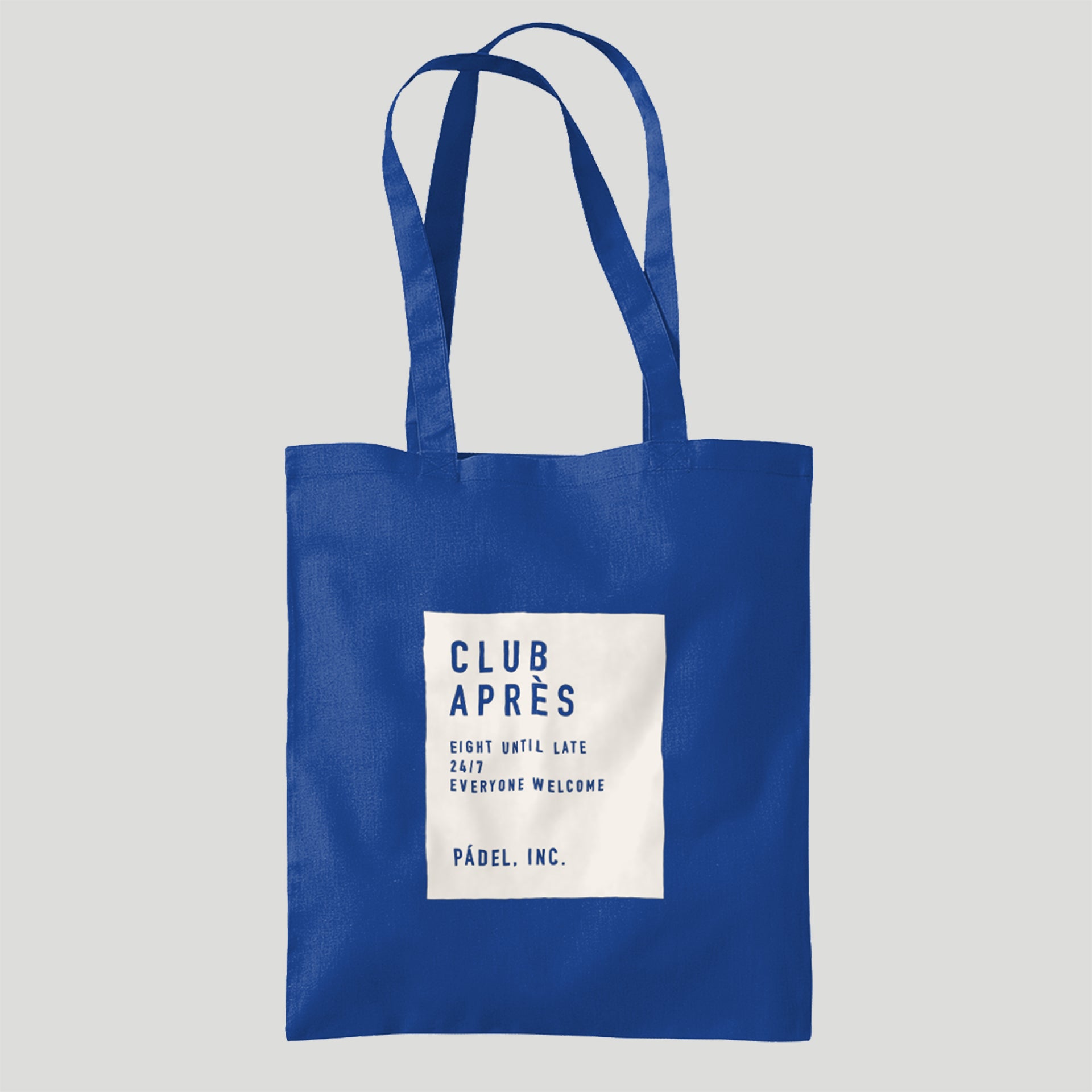 CLUB APRES Lightweight Bag for Life Tote - Chalk print