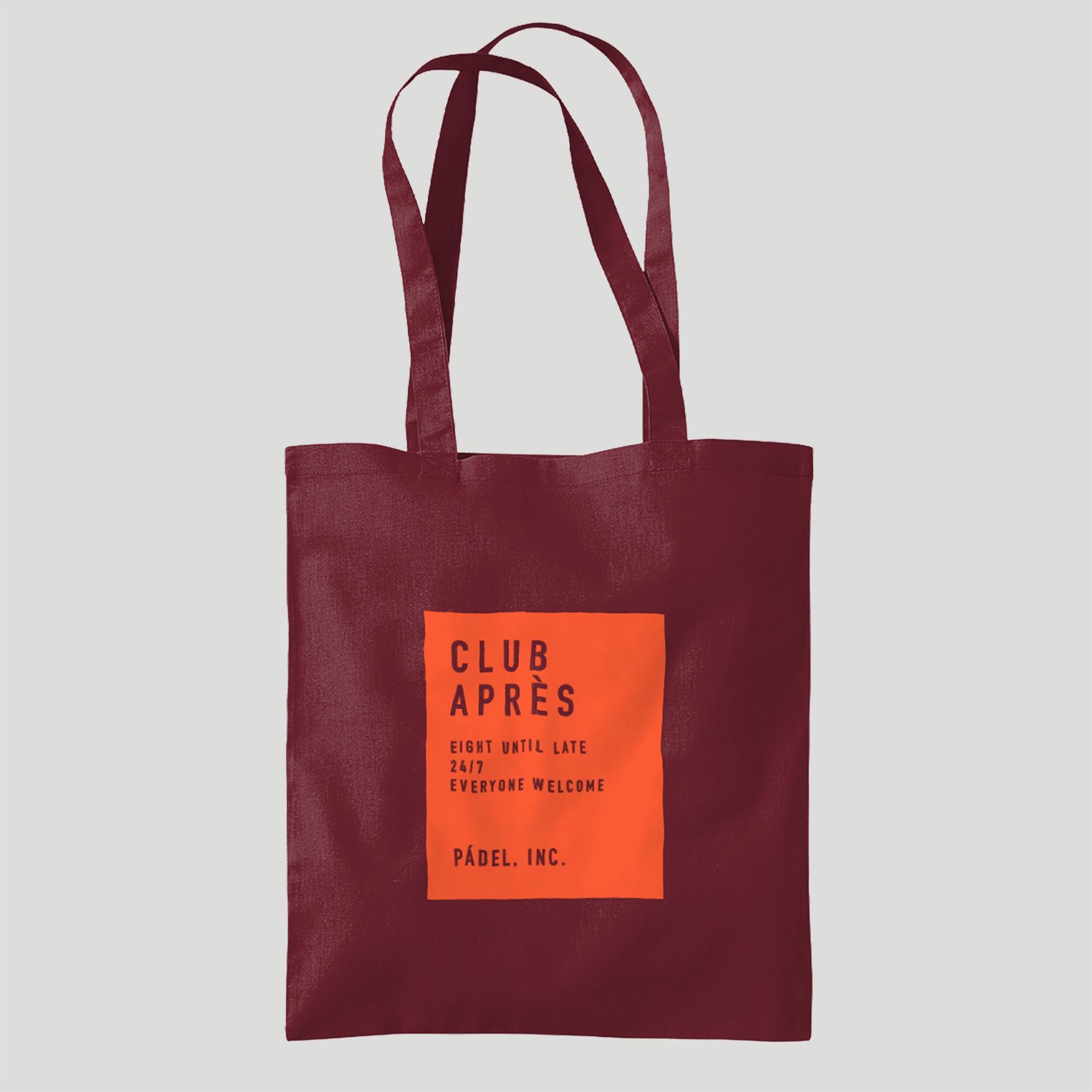 CLUB APRES Lightweight Bag for Life Tote - Fire print