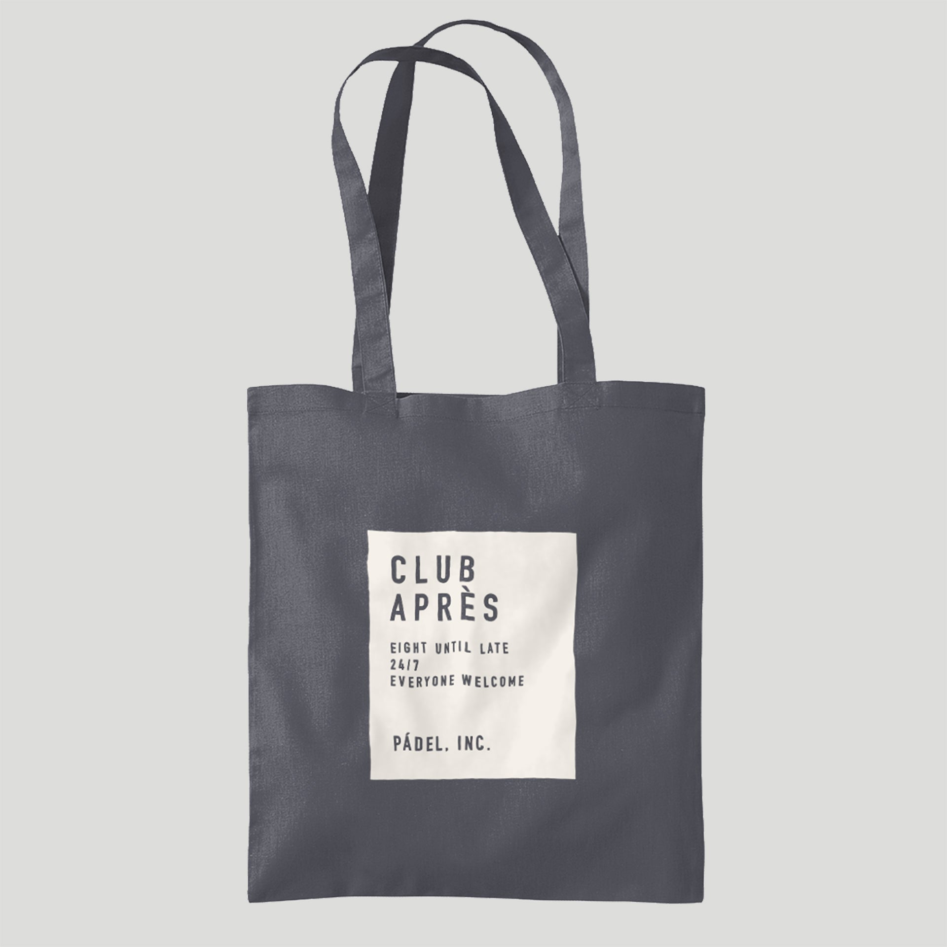 CLUB APRES Lightweight Bag for Life Tote - Chalk print