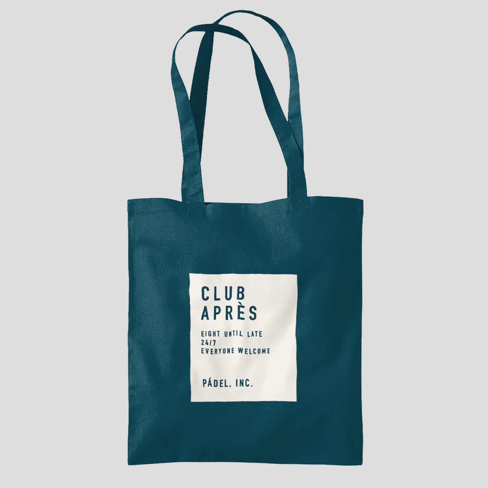 CLUB APRES Lightweight Bag for Life Tote - Chalk print
