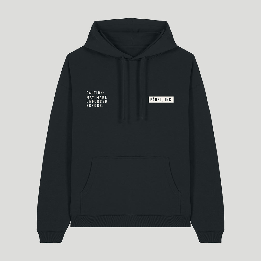 Unisex CAUTION: MAY MAKE UNFORCED ERRORS  Oversize-fit Hoodie - Chalk print
