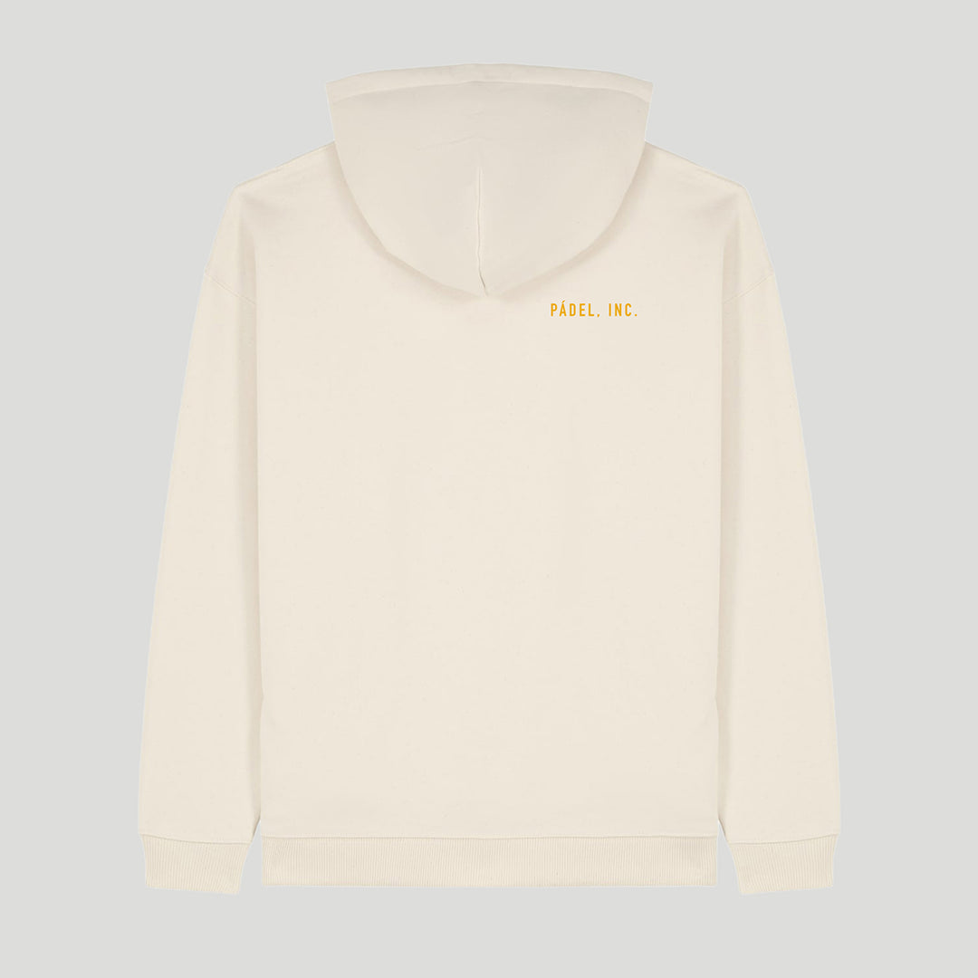 Unisex CAUTION: MAY MAKE UNFORCED ERRORS Oversize-fit Hoodie  - Ochre print