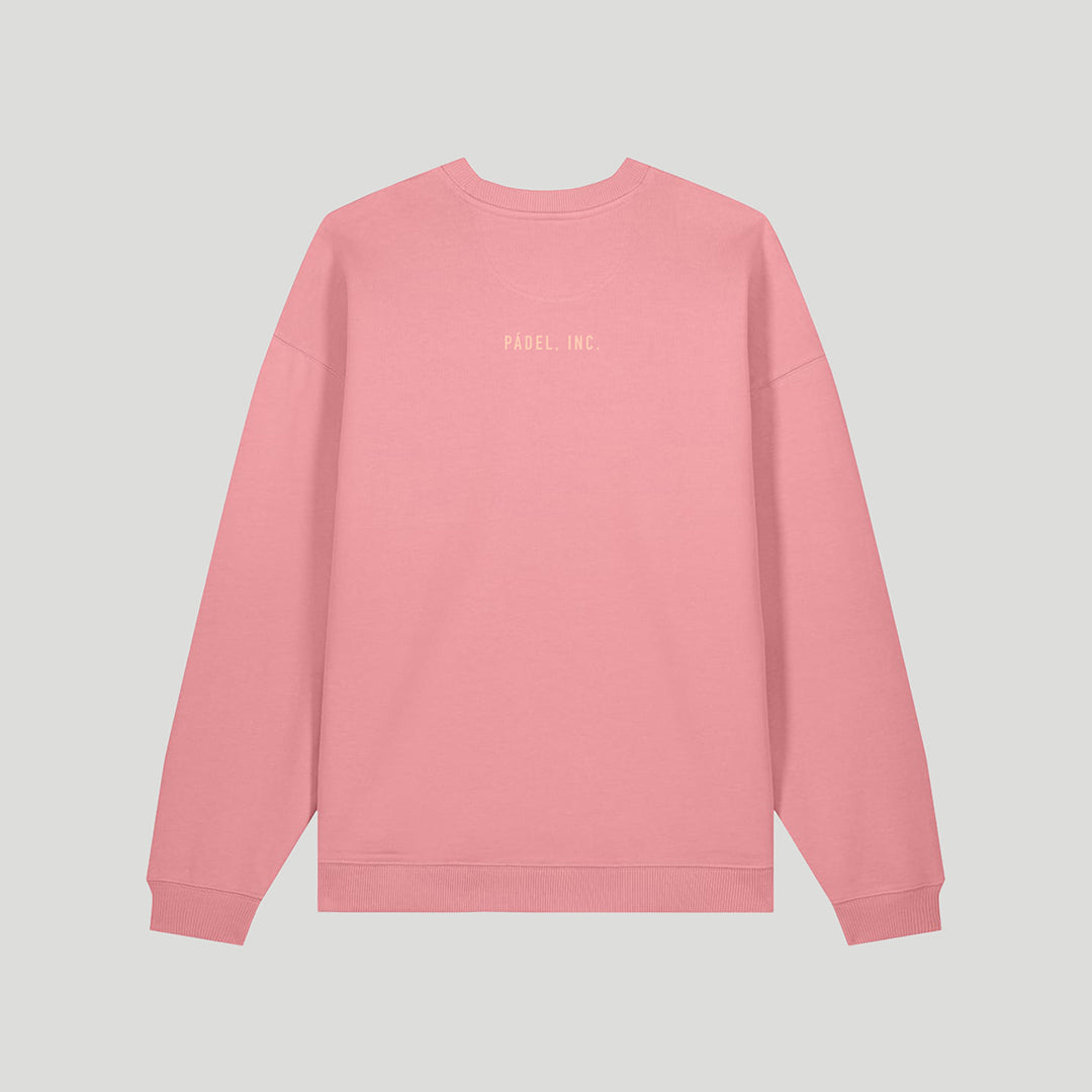 Unisex CAUTION: MAY MAKE UNFORCED ERRORS Oversize-fit Sweatshirt - Peach print