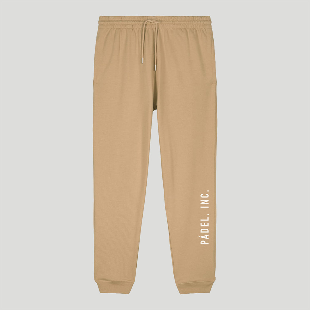 Logo ESSENTIALS Brush Cotton Joggers - Chalk logo