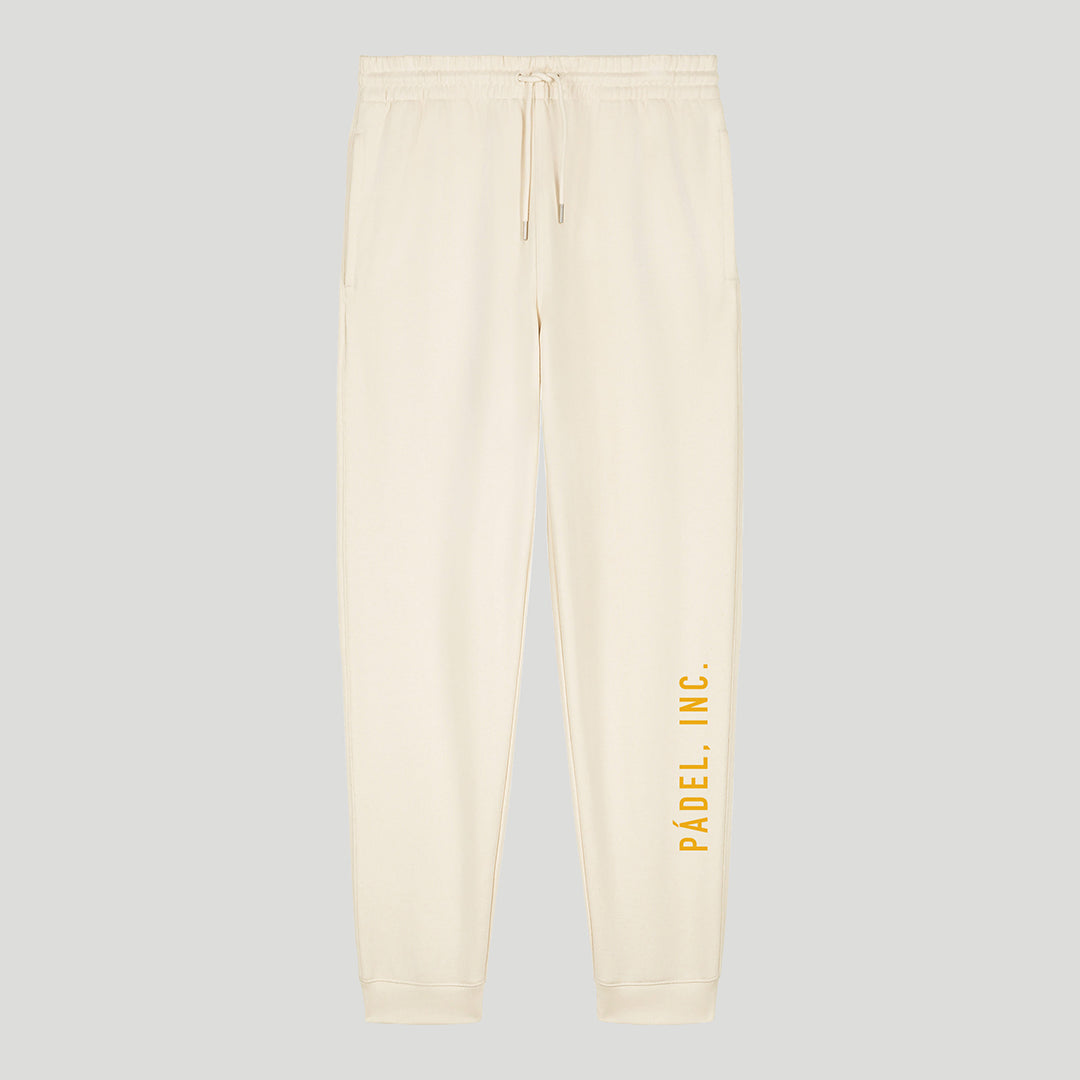 Logo ESSENTIALS Brush Cotton Joggers - Ochre logo