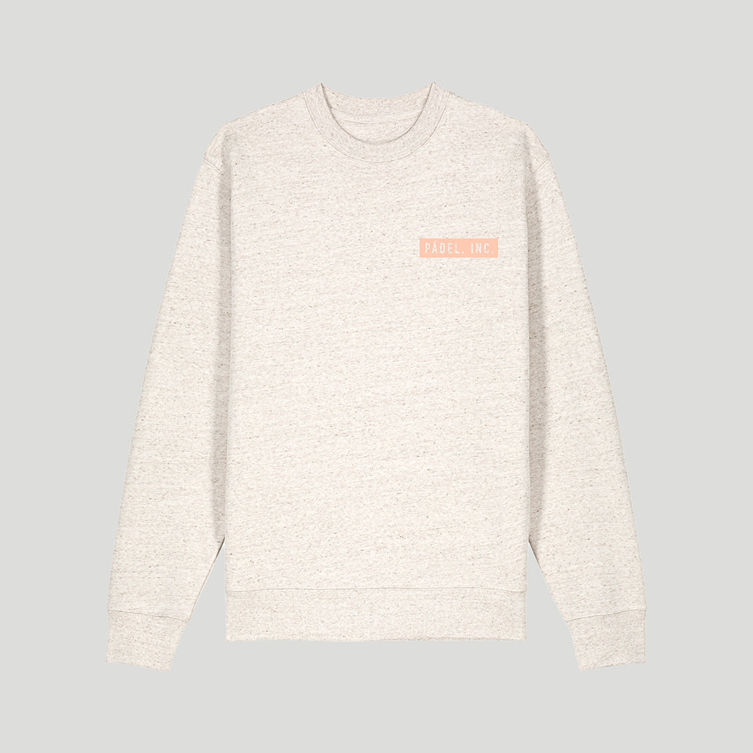 Unisex LOGO Medium-fit Sweatshirt - Peach logo