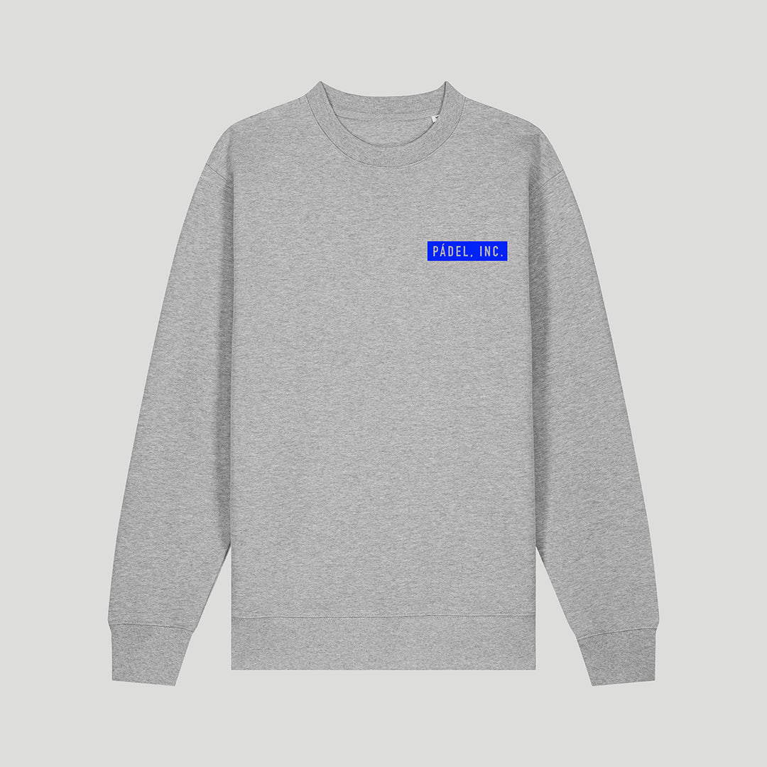 Unisex LOGO Medium-fit Sweatshirt - Blue logo