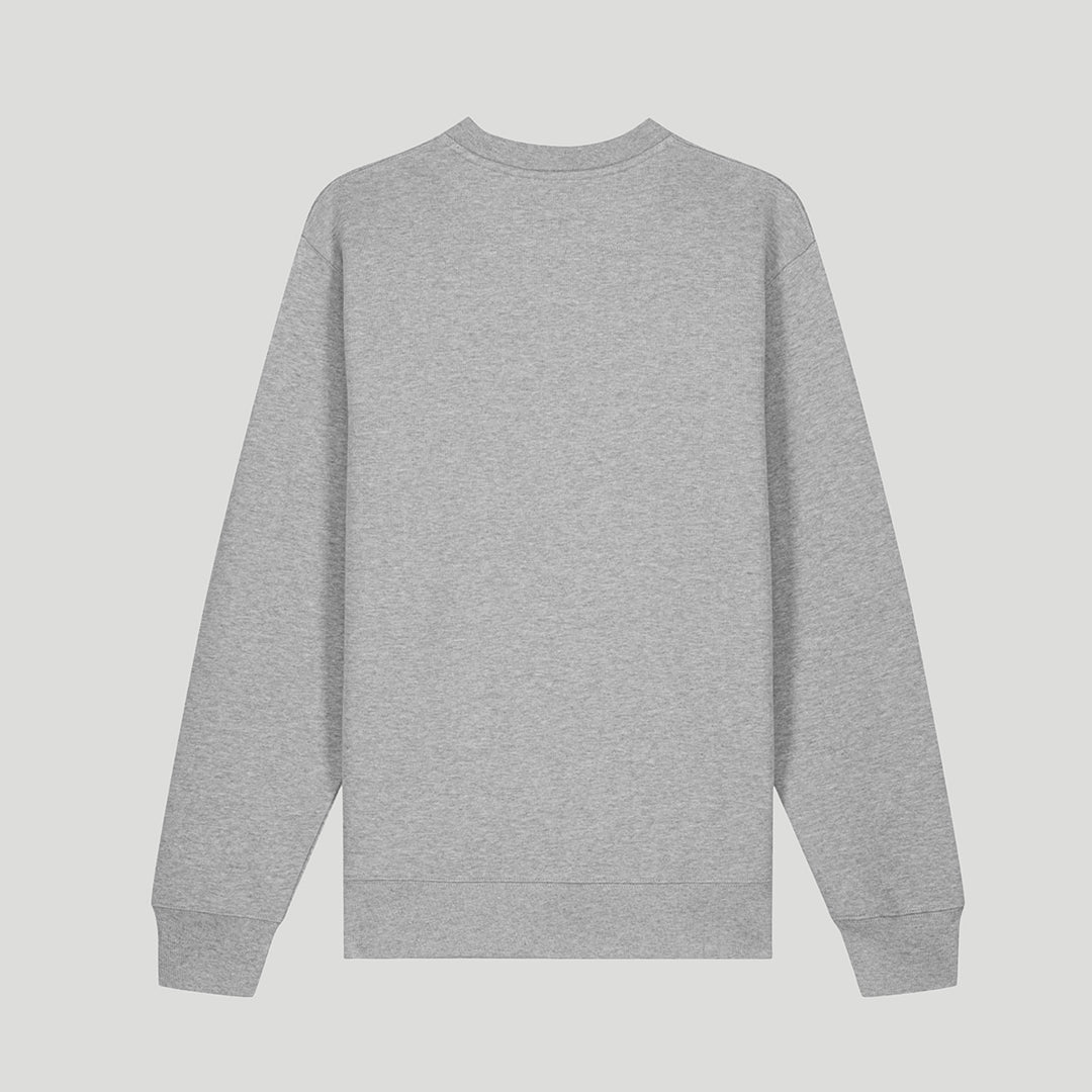 Unisex LOGO Medium-fit Sweatshirt - Blue logo