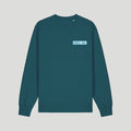 Unisex LOGO Medium-fit Sweatshirt - Sky logo