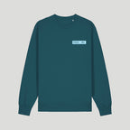 Unisex LOGO Medium-fit Sweatshirt - Sky logo
