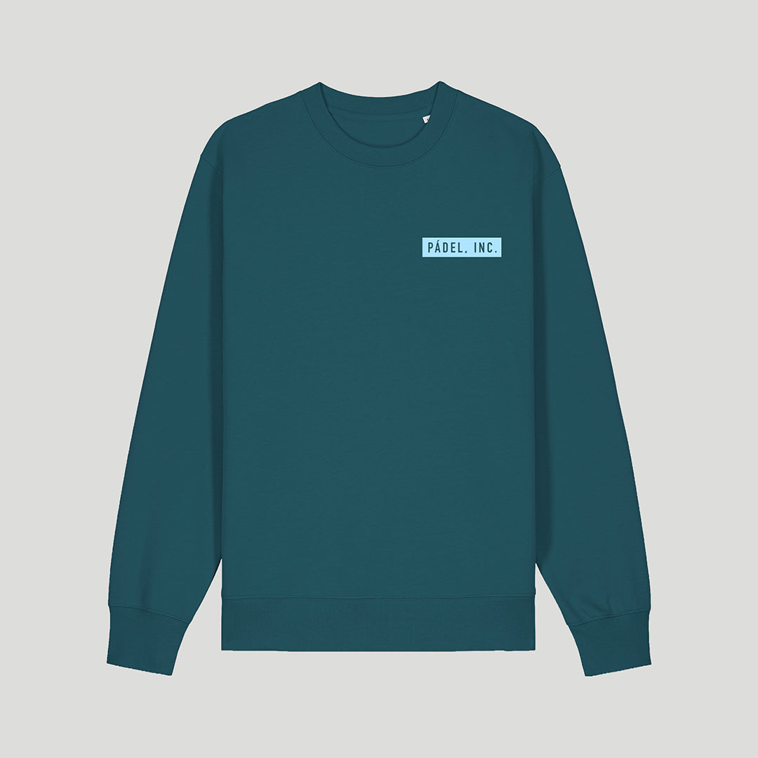Unisex LOGO Medium-fit Sweatshirt - Sky logo