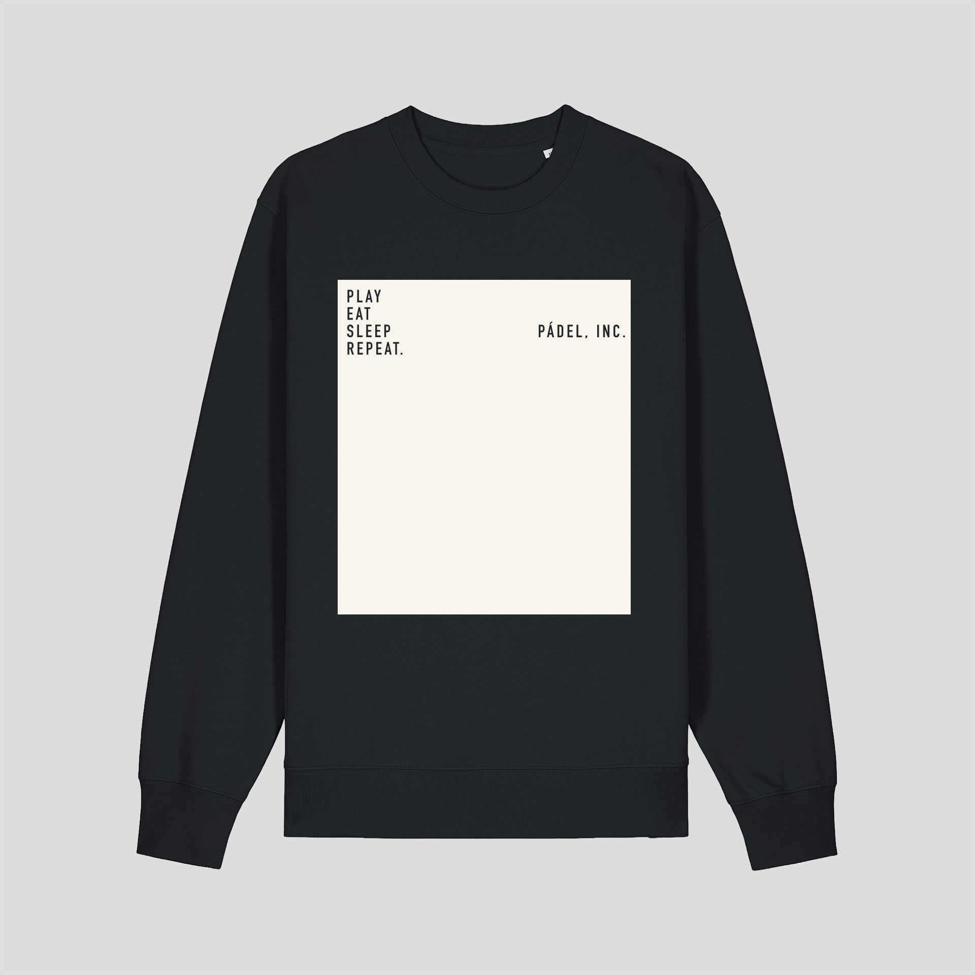 Unisex PLAY. EAT. SLEEP. REPEAT. BLOCK Medium-fit Sweatshirt *LIMITED EDITION*